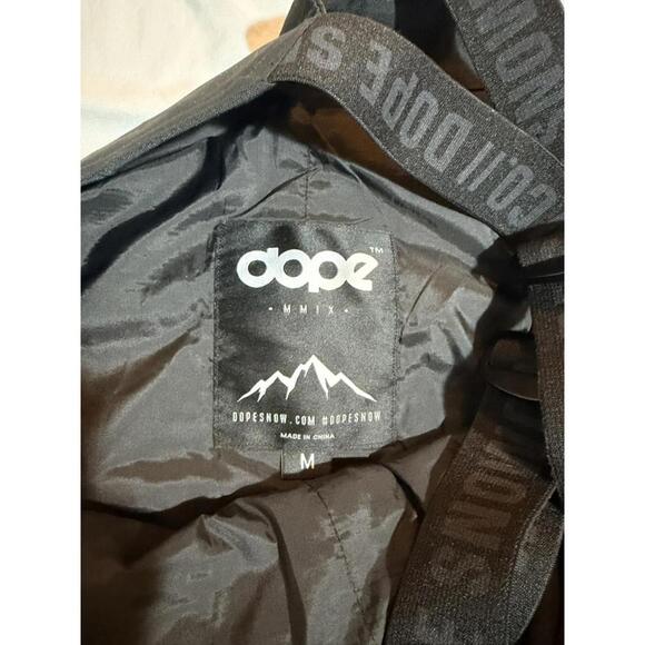 Dope Mens Notorious B.I.B Bib Snowboard Snow Pants Size Medium - Picture 11 of 15